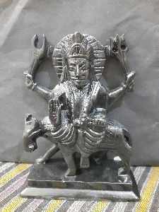 Black Marble Shani Dev Statue