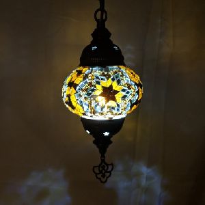 Hanging Mosaic Lamp