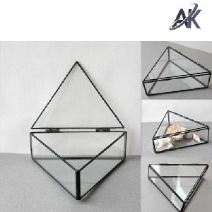 Triangular glass box