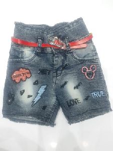 kids denim shorts