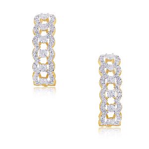 J Bali Diamond Earrings