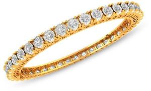 Round Diamond Bangles