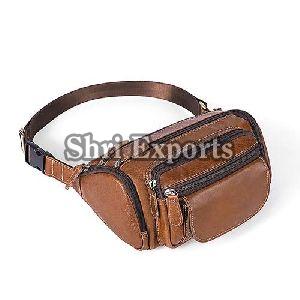 Leather Belt Pouch Bag
