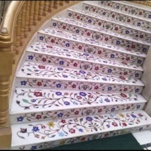 Marble Inlay Staircase