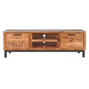 Rectangle Iron & Wooden TV Cabinet