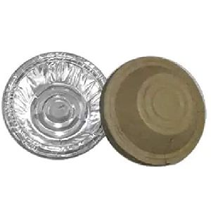 Silver Laminated Small Paper Bowl