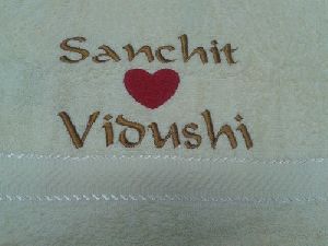 Embroidered Personalized Towels