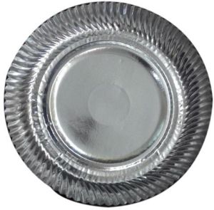 Silver Paper Plate