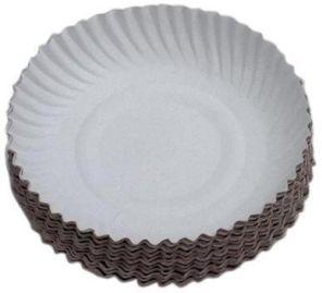 White paper plate