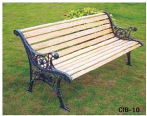 Wooden Park Bench