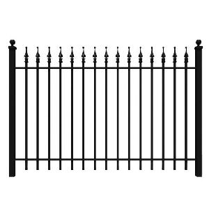 wrought iron fence