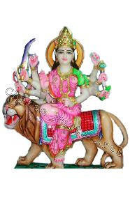 Durga Mata Marble Statues