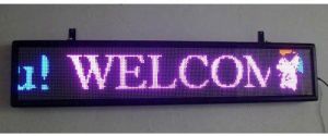 Led Mild Steel Moving Message Sign Boards