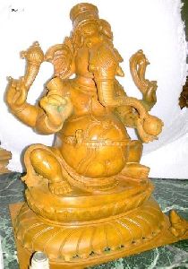 Bronze Ganesh Sitting Statue