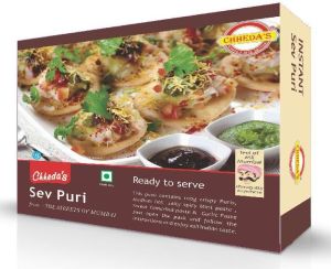 Instant Sev Puri With Chutney