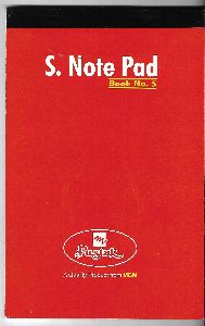 NOTE PADS --1/8 TH SIZE --RULED