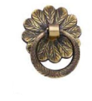 Flower Design Brass Door Knocker