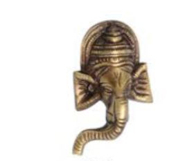 Mini Lord Ganesha Brass Door Knocker