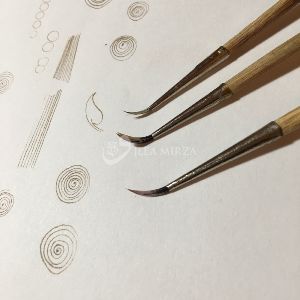 Miniature Curved Brush Set of 12 pcs
