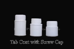 Tablet cont with screw cap