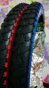 Rubber Bicycle Tyres Two Colour