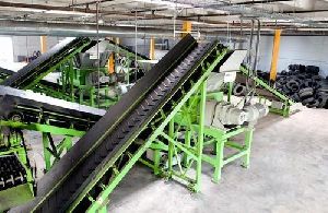 tyre recycling machine