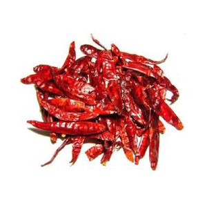 teja stem cut dry red chilli