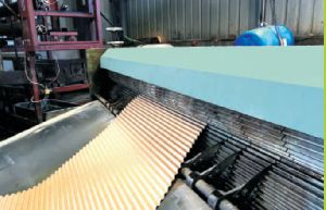 Evaporative Cooling Pad Making Corrugation Machine