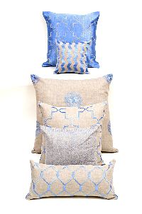 Linen Embroidered Cushions