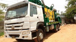 truck mounted water well drilling machine