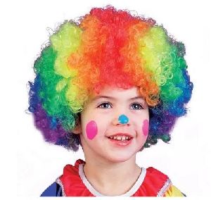 Clown Rainbow Party Wig