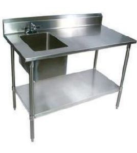 Commercial Sink with Table