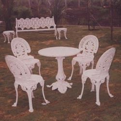 wrought iron garden furniture
