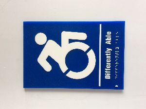 vision impaired tactile warning signs