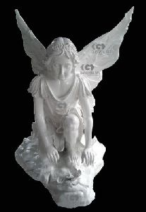 Fibre Angel Statue
