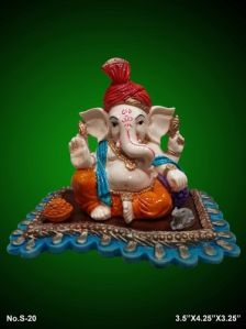 Fibre Relaxing Ganesha Statue