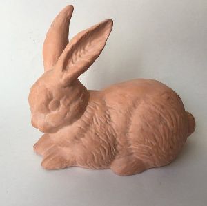 Terracotta Rabbit Statue