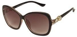 LOF Sepia Oversized Ladies Sunglasses