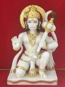 Marble Ashirwad hanuman Statue