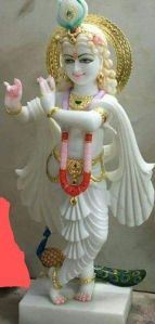 Marble Krishna Statue