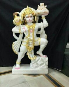 Marble Veer Hanuman Statue