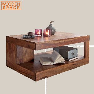 wood coffee table