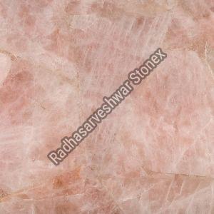 Rose Quartz Semi Precious Stone Slab
