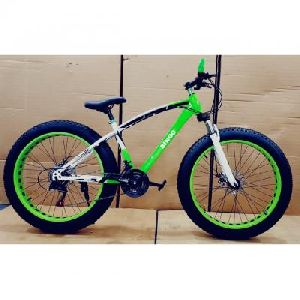 Green 21 Gears Sleek Fat Tyre Cycle