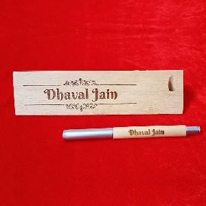 Personalized engraved Wooden Pen Box