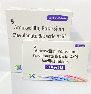 Amoxycillin and Potassium Clavulanate tablets 625mg