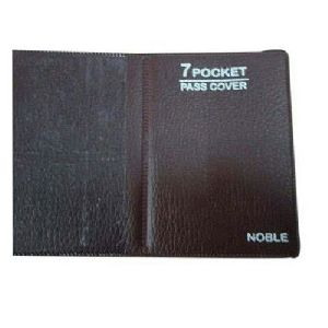 Brown Leather Pass Book Cover