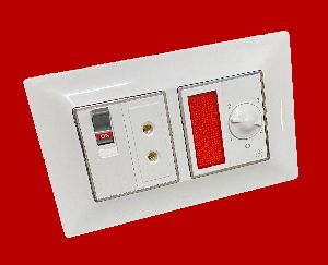 White Polycarbonate Modular Switch Plate