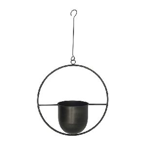 Black Hanging Flower Pot