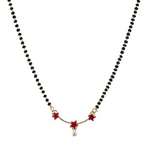 women cz pendant mangalsutra jewelry